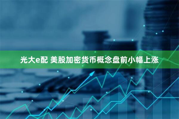 光大e配 美股加密货币概念盘前小幅上涨