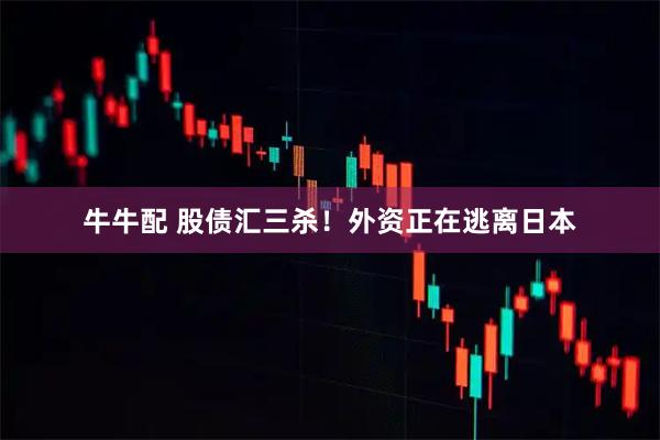 牛牛配 股债汇三杀！外资正在逃离日本