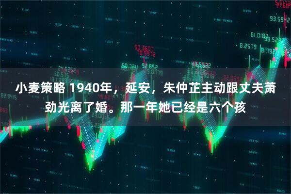 小麦策略 1940年，延安，朱仲芷主动跟丈夫萧劲光离了婚。那一年她已经是六个孩
