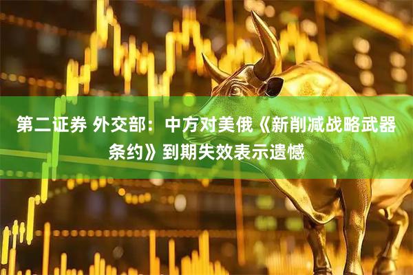 第二证券 外交部：中方对美俄《新削减战略武器条约》到期失效表示遗憾